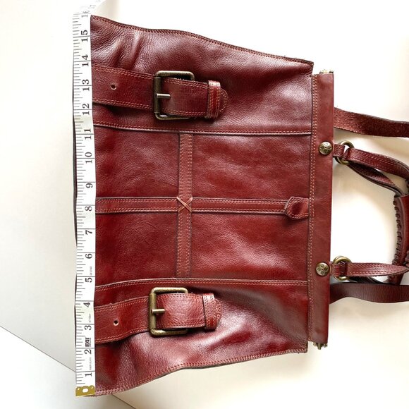 Patricia Nash 'Trento' Satchel Leather Bag Purse - Picture 11 of 12